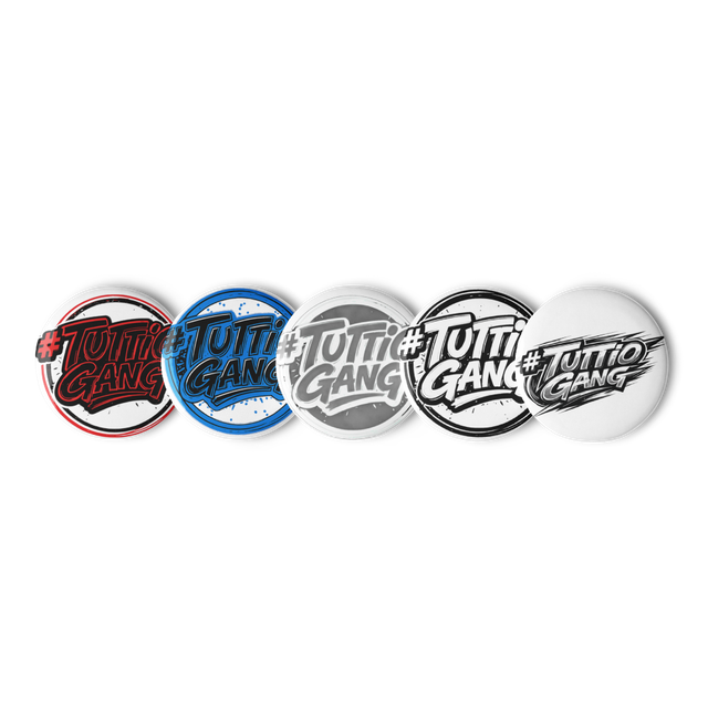 Tuttio Gang Pin Button Set