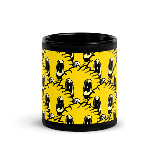 Yellow bird pattern