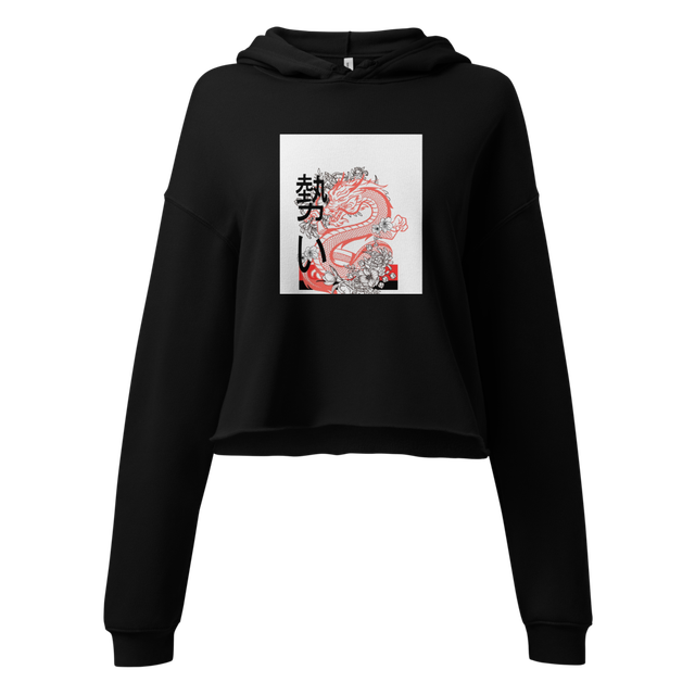 Dragon crop hoodie