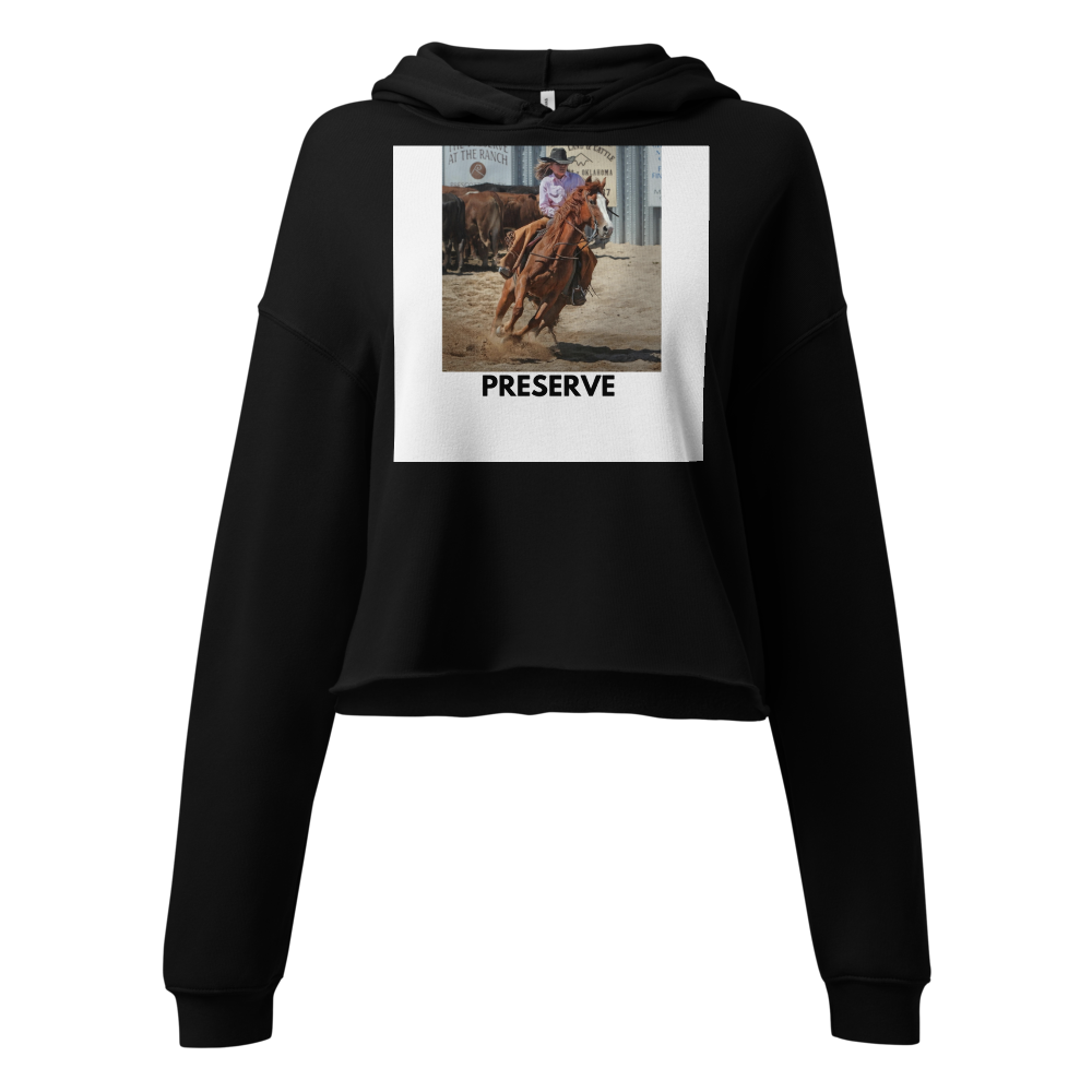 Women's cropped hoodie festival wearing 