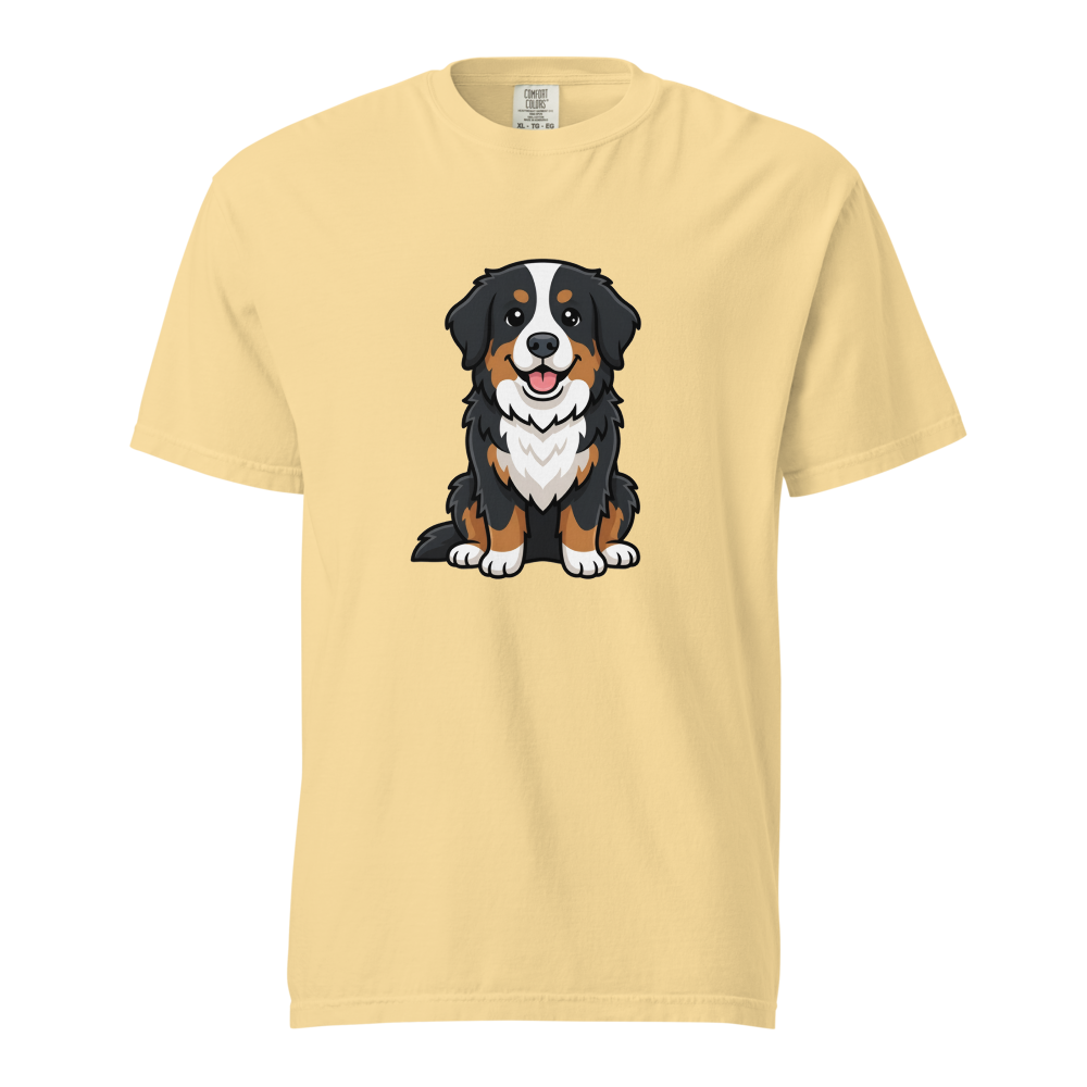 Cute Bernese Mountain Dog Cartoon