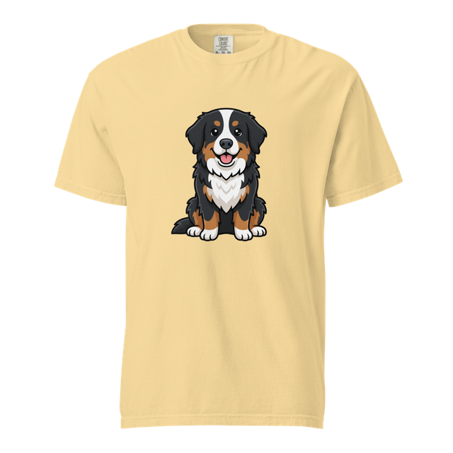 Cute Bernese Mountain Dog Cartoon