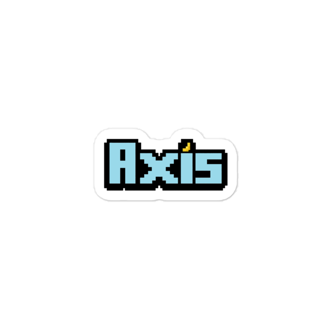 Axis name tag sticker