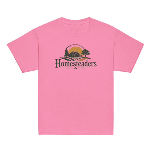 Homesteaders Farm Sunset T-Shirt for Kids Youth