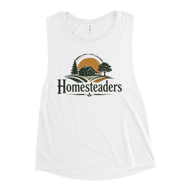 Homesteaders Rustic Farm Women's Muscle Tank