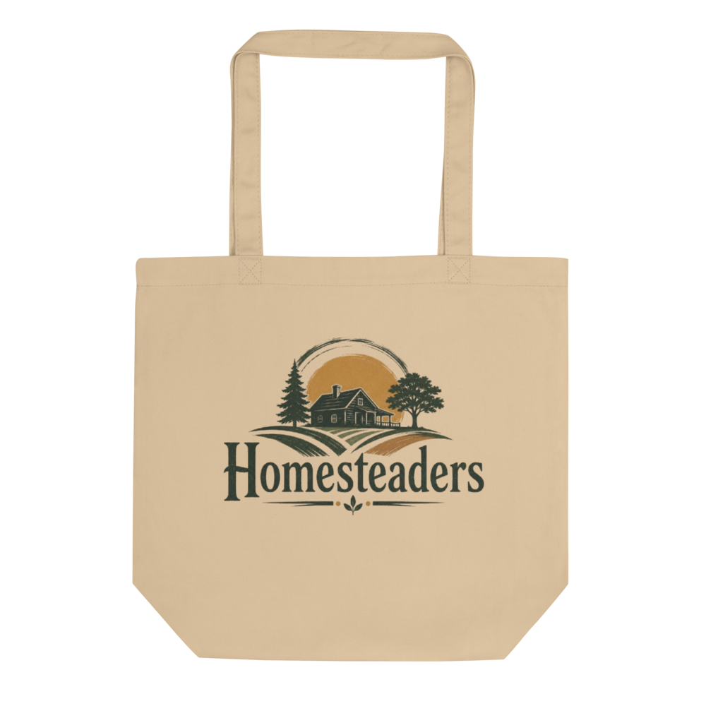 Homesteaders Vintage Eco Tote Bag | Farm Market Ba