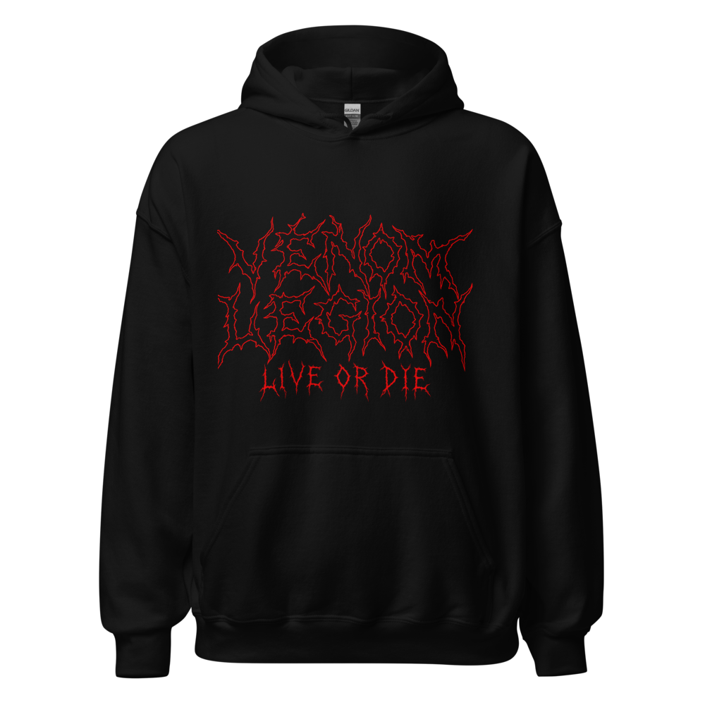 RED LIGHTING VENOM LEGION HOODIE 