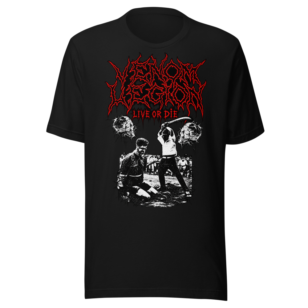 VENOM LEGION LIVE OR DIE T-SHIRT 