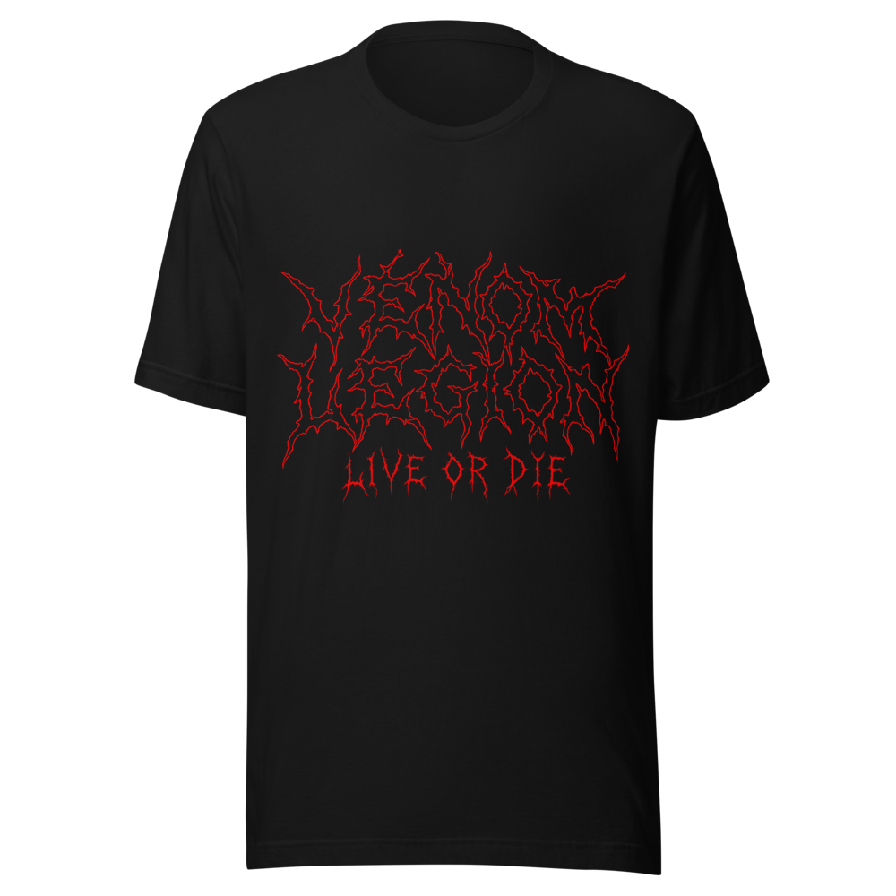RED LIGHTING VENOM LEGION Unisex Staple T-Shirt