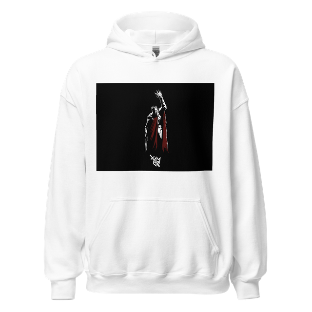White printed hoodie stylish and for mens wears pr