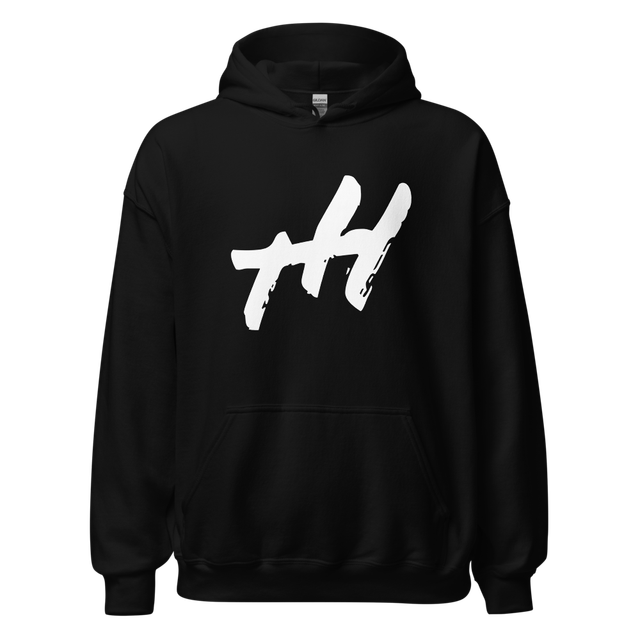 CLASSIC WHITE TH LOGO HOODIE