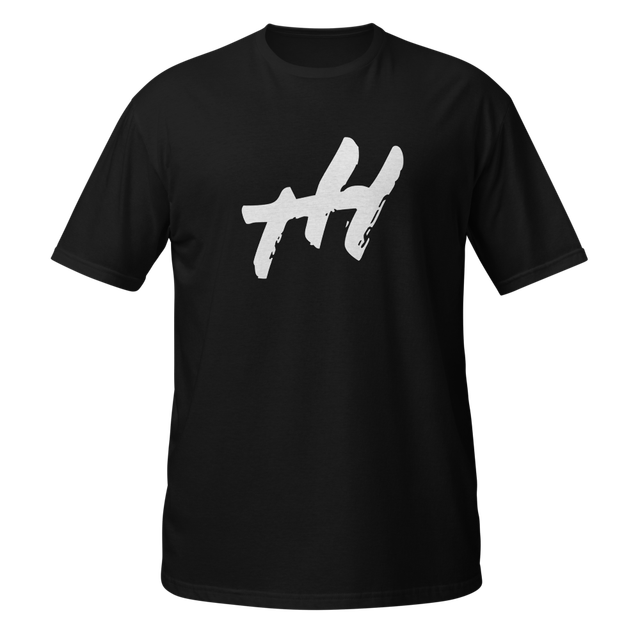 WHITE TH LOGO TEE SHIRT
