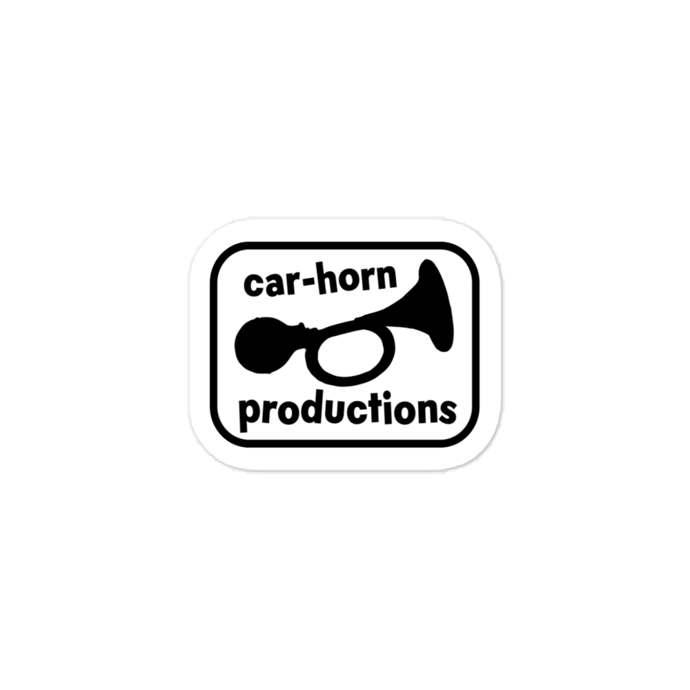 Car-Horn Productions Logo Sticker