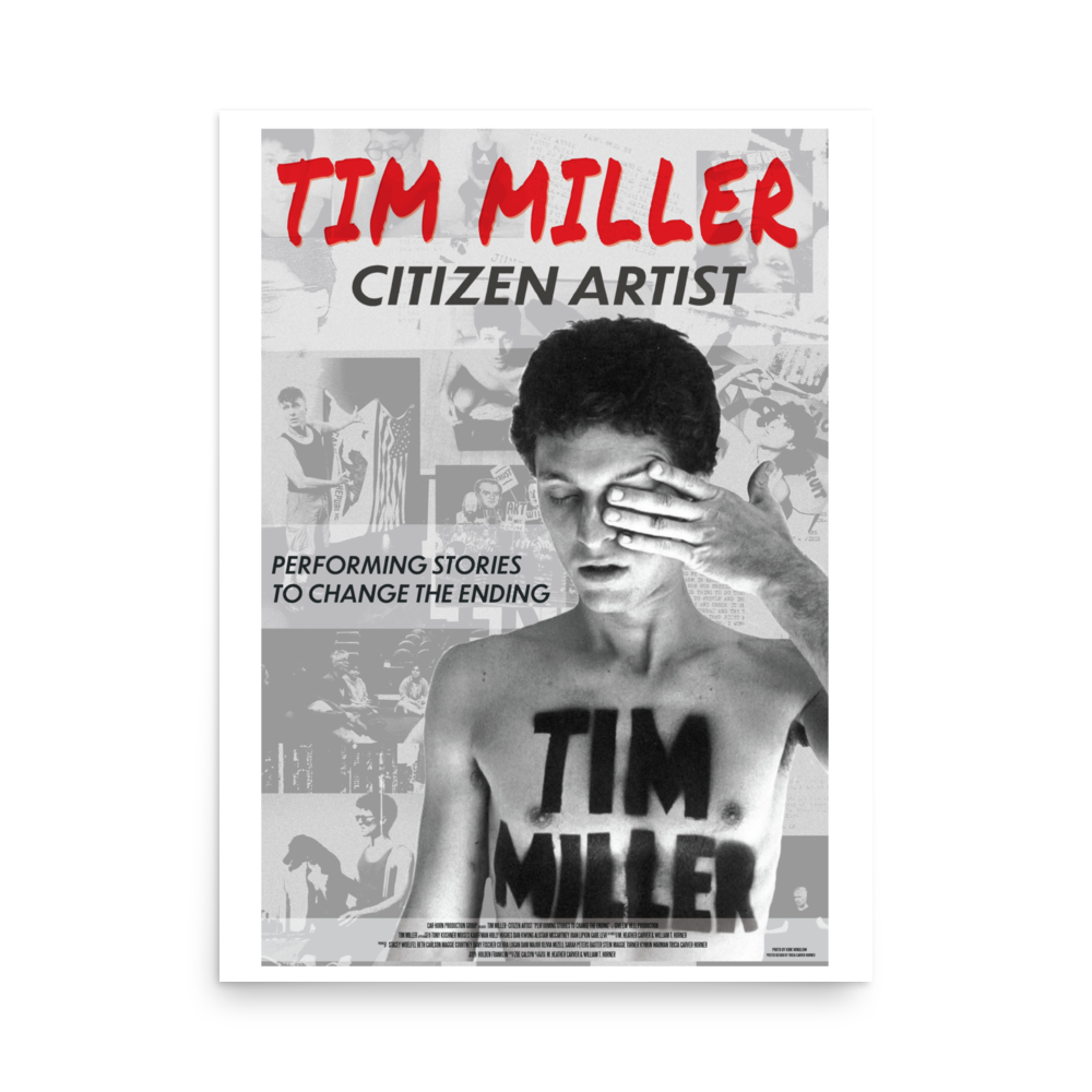 Tim Miller: Citizen Artist Poster
