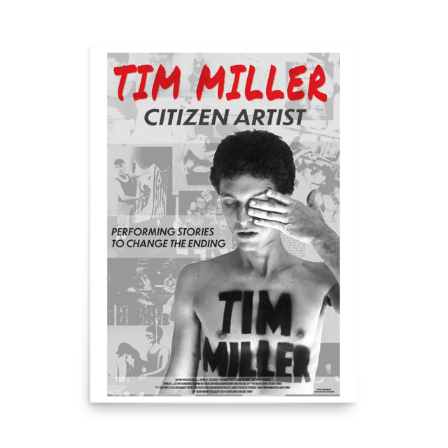 Tim Miller: Citizen Artist Poster