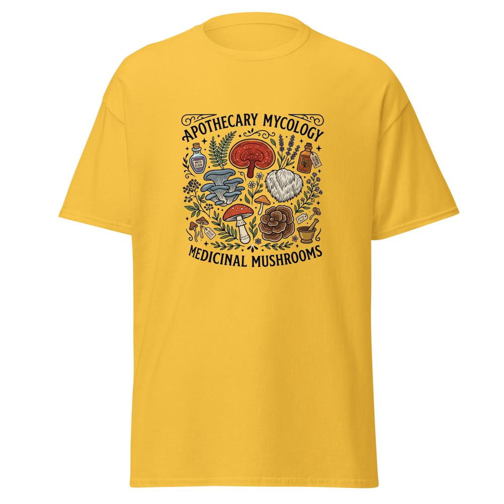 Apothecary Mycology Vintage Medicinal Mushroom