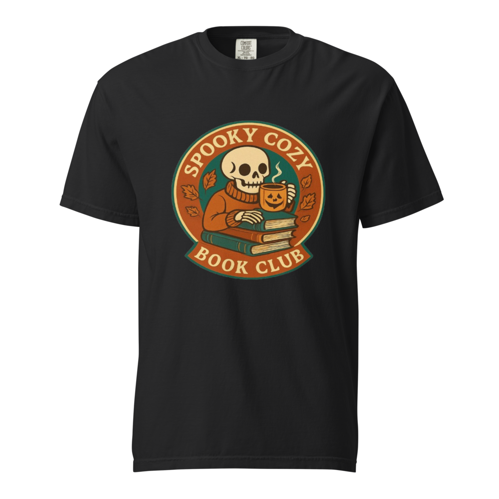 Spooky Cozy Autumn Bookish Tea Club Shirt