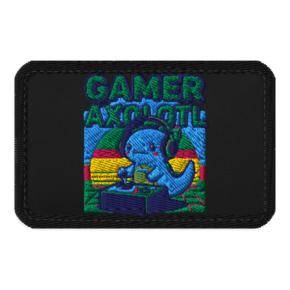80s Retro Synthwave Gamer Axolotl Gaming Apparel