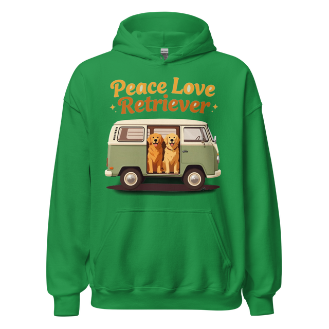 70s Retro Van Life Golden Retriever Vintage Dog