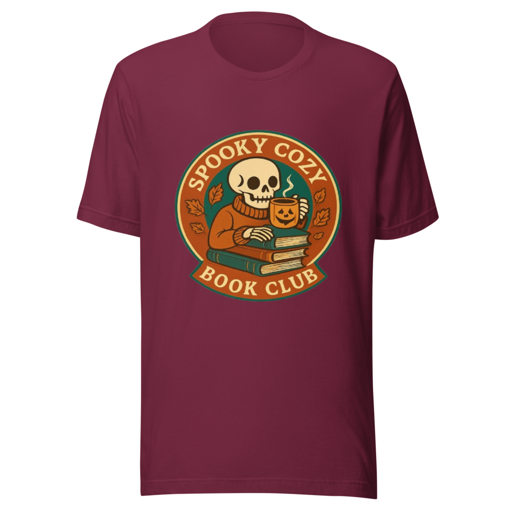 Spooky Cozy Autumn Bookish Tea Club Shirt