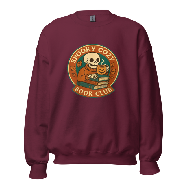 Spooky Cozy Autumn Bookish Tea Club Shirt