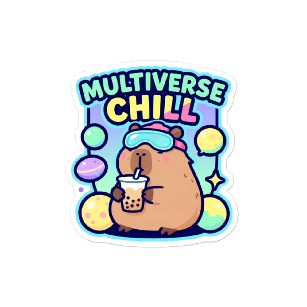 Cyberpunk Chill Capybara Futuristic Multiverse