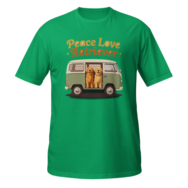 70s Retro Van Life Golden Retriever Vintage Dog
