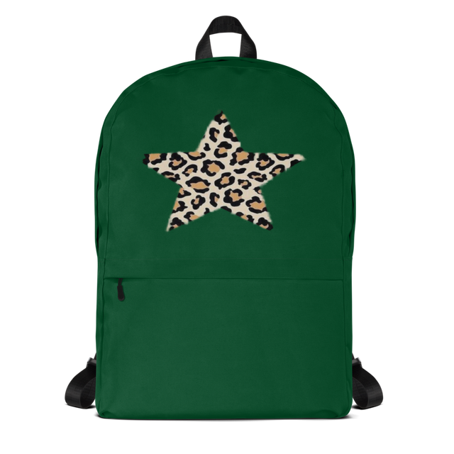 Minimalist Emerald Green Drawstring Backpack