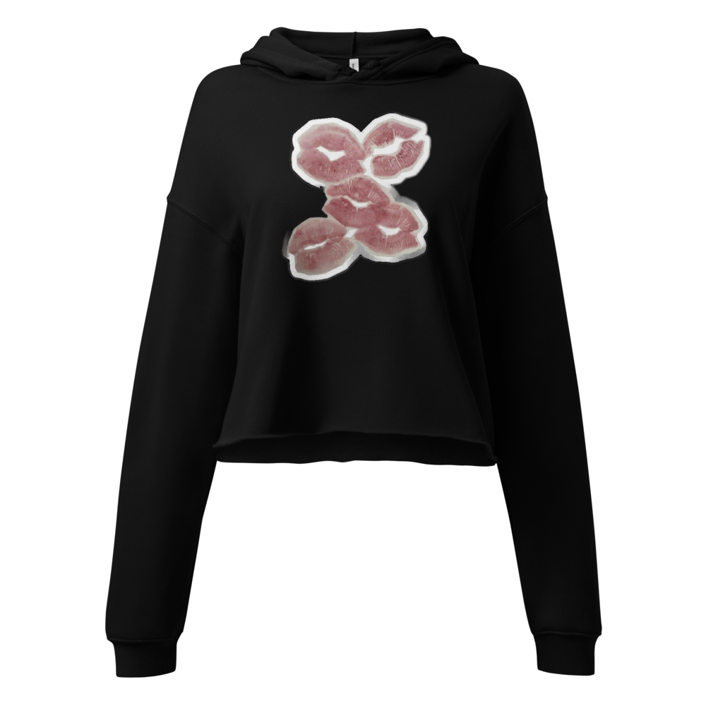 Floral Print Women Cropped Hoodie