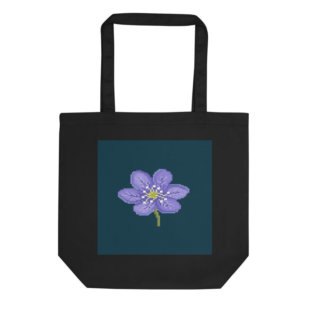Minimalist Pink Star Black Tote Bag