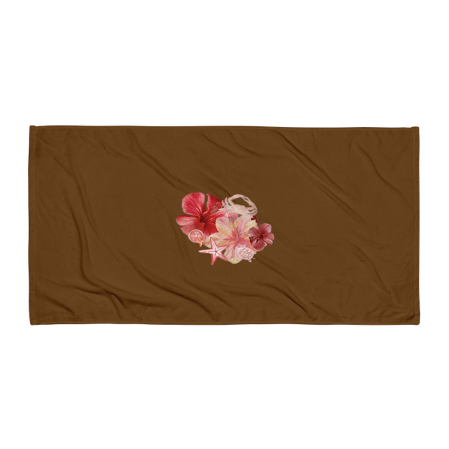 Floral Print Premium Beach Towel
