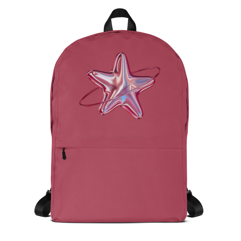 Minimalist Star Classic Pink Backpack