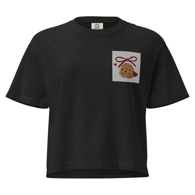 Embroidered Cookies by Wilson Boxy Tee