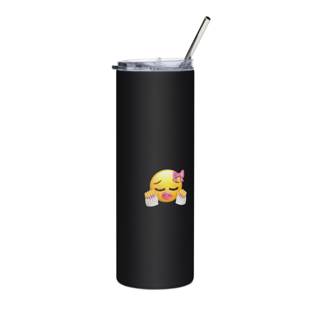 Trendy Girly Emoji Stainless Steel Tumbler