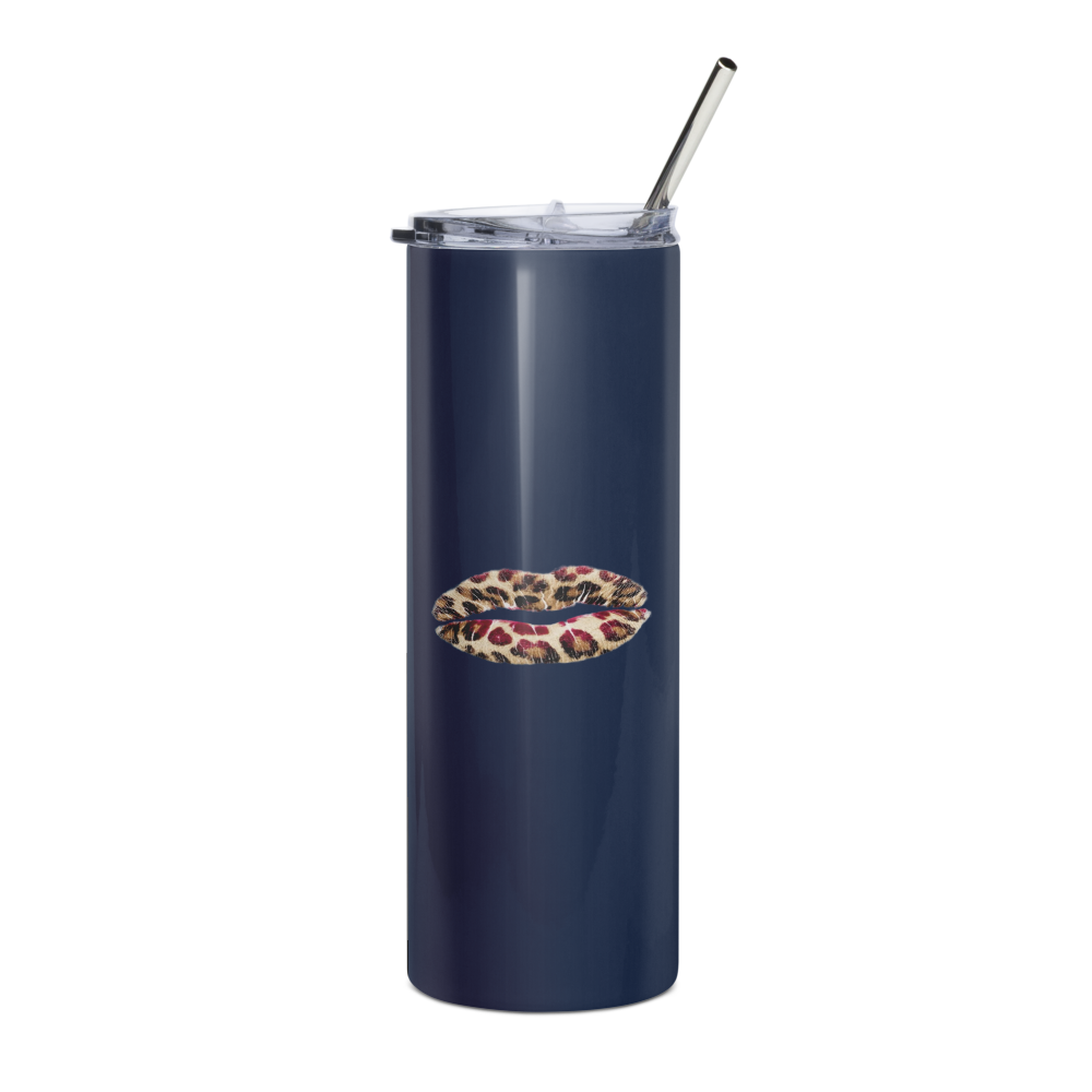 Premium Stainless Steel Slim Tumbler with Straw