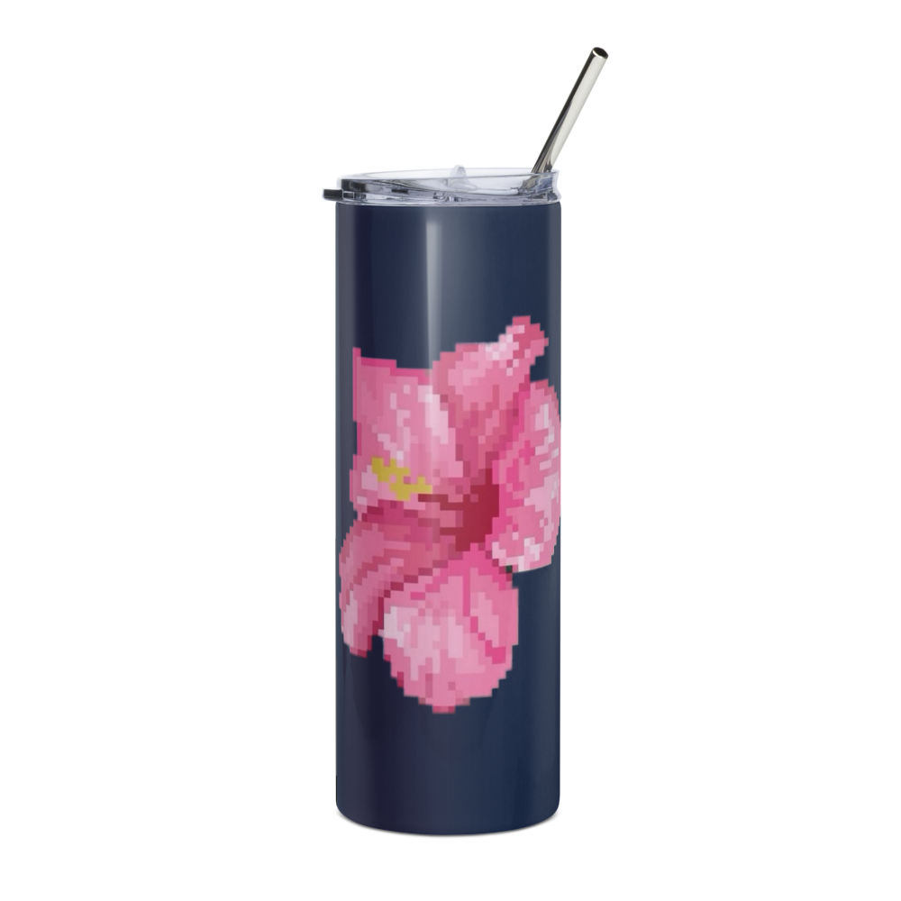 Floral Print Stainless Steel Insulated Tumbler
