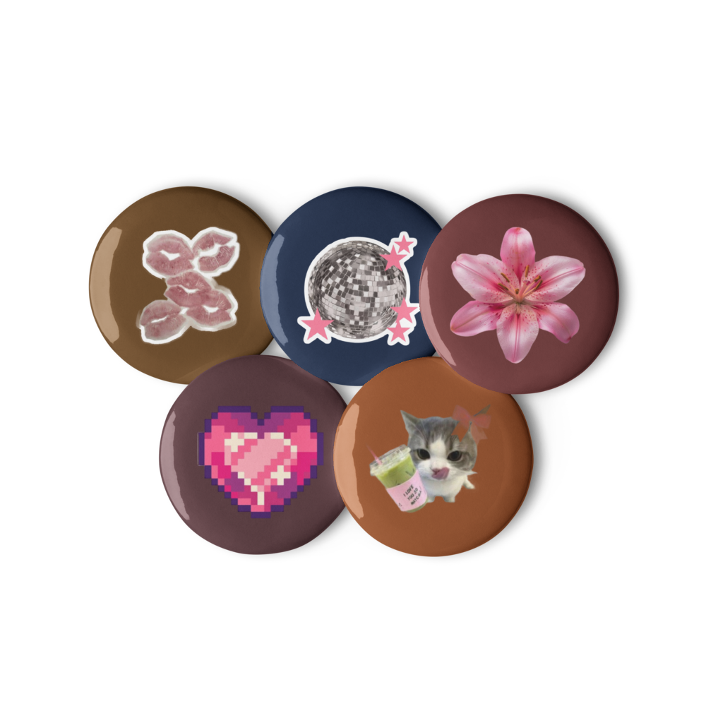 Set of Pin Buttons