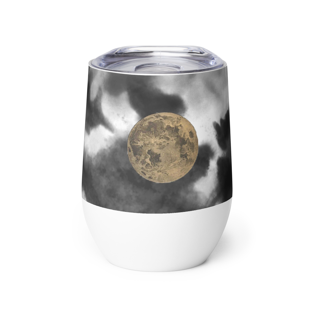 Abstract Gray Art Insulated Travel Mug