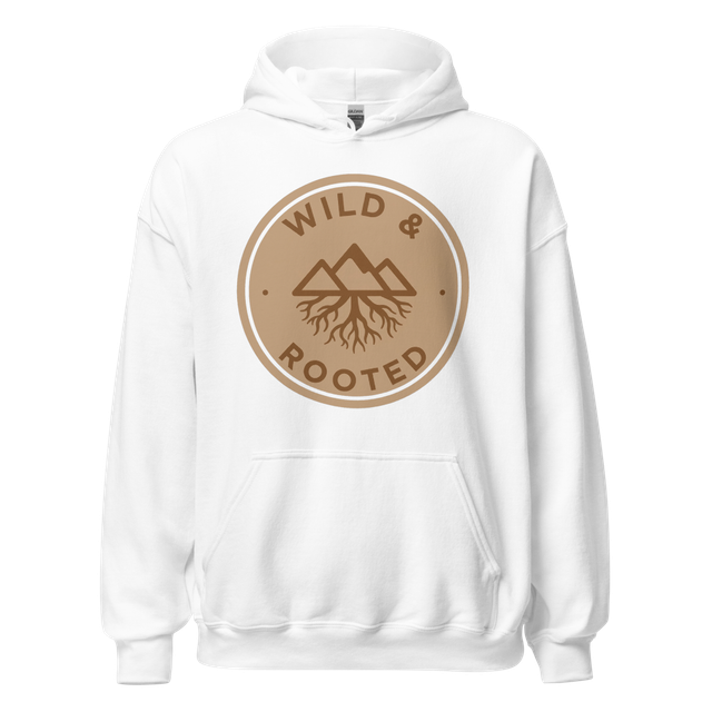 Wild & Rooted Mountain Badge Hoodie