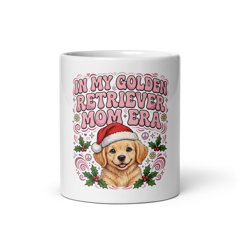Golden Retriever Mom Era Mug Christmas Dog Mom 