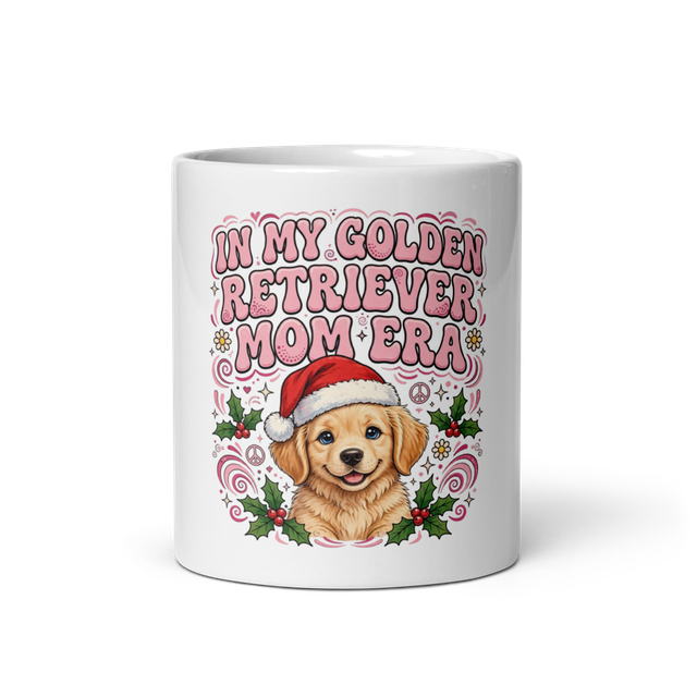 Golden Retriever Mom Era Mug Christmas Dog Mom