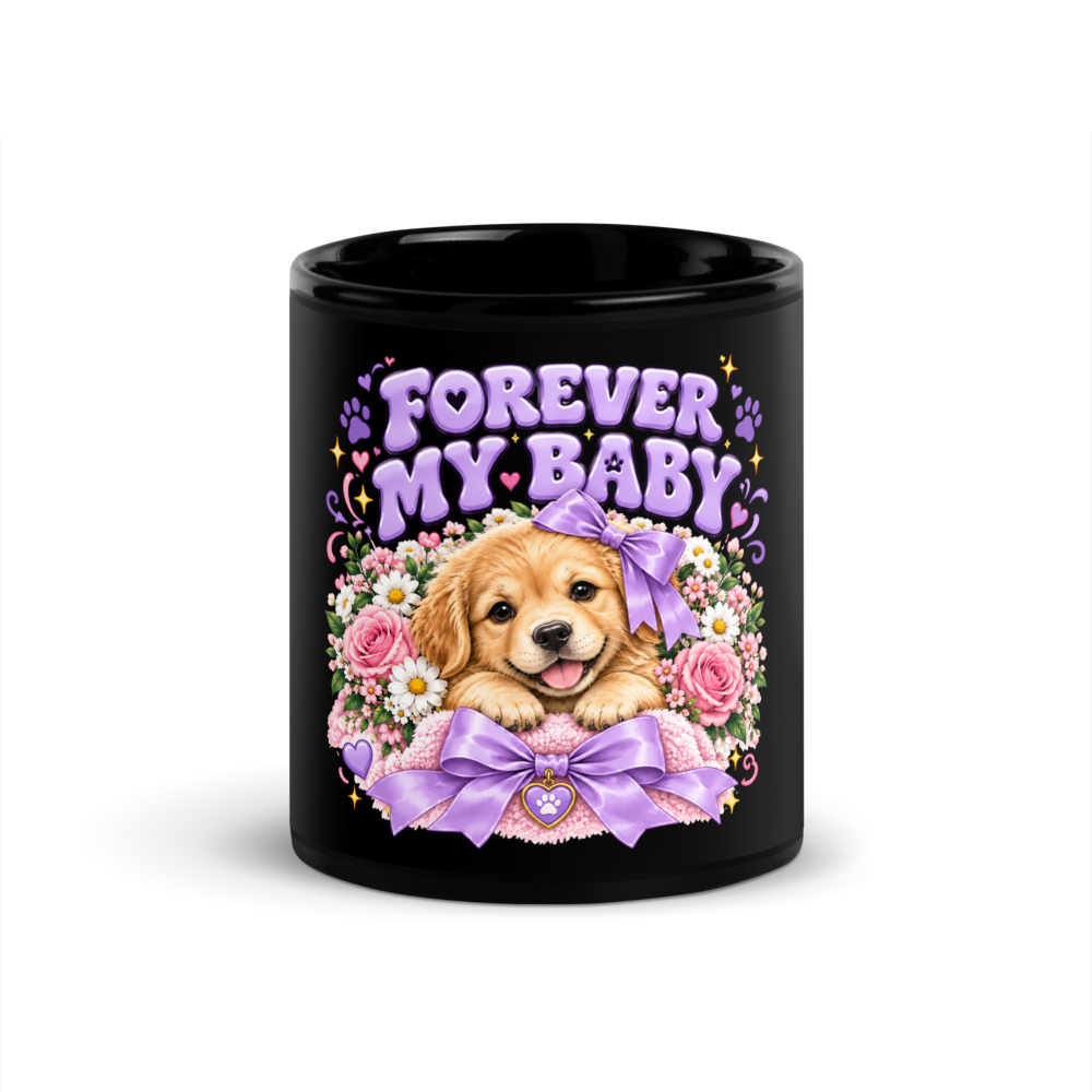 Golden Retriever Mom Mug Forever My Baby Puppy Bow