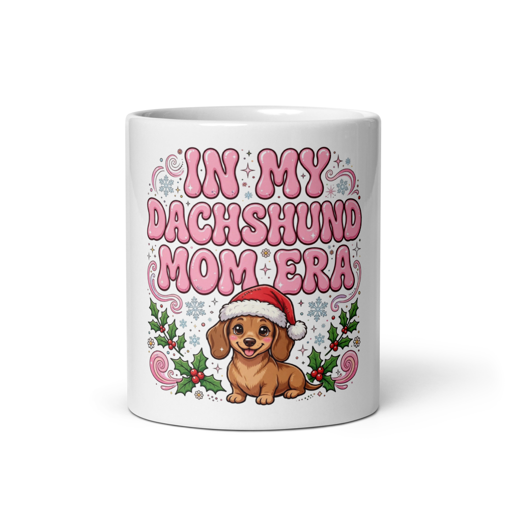 Dachshund Mom Era Mug Christmas Weenie Dog Mugs 