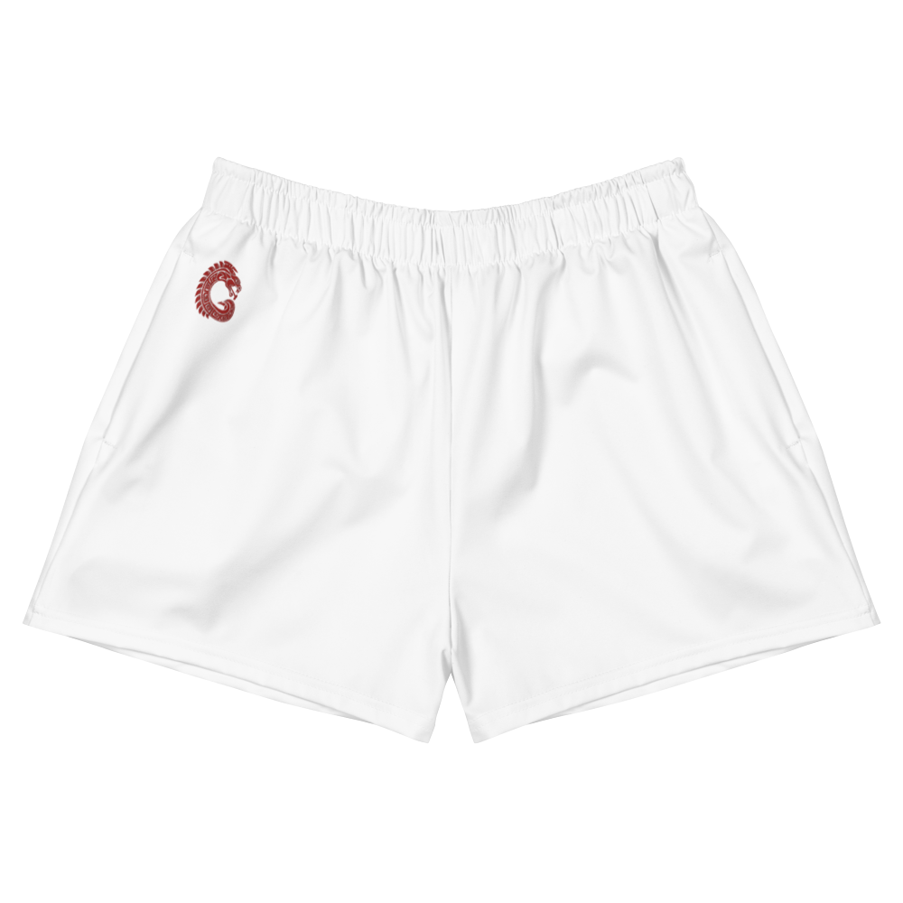 Kukulkan Bottoms Women: Red Shorts