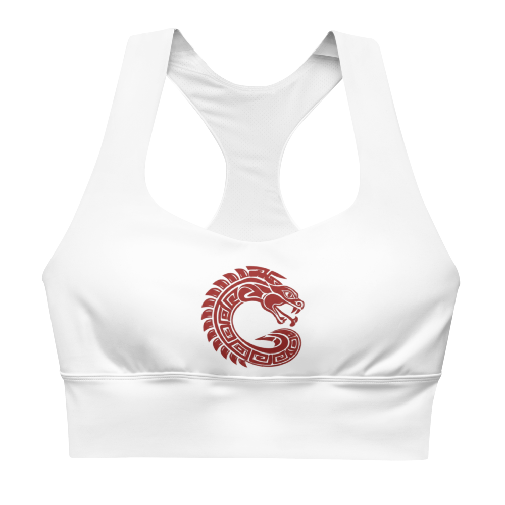 Kukulkan Sport Bra: Red Serpent 