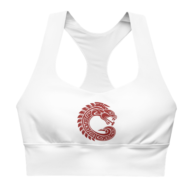 Kukulkan Sport Bra: Red Serpent