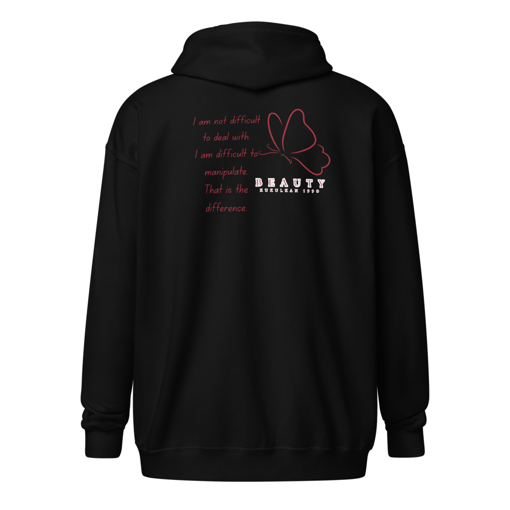 Kukulkan Hoodie Zip: Red Beauty