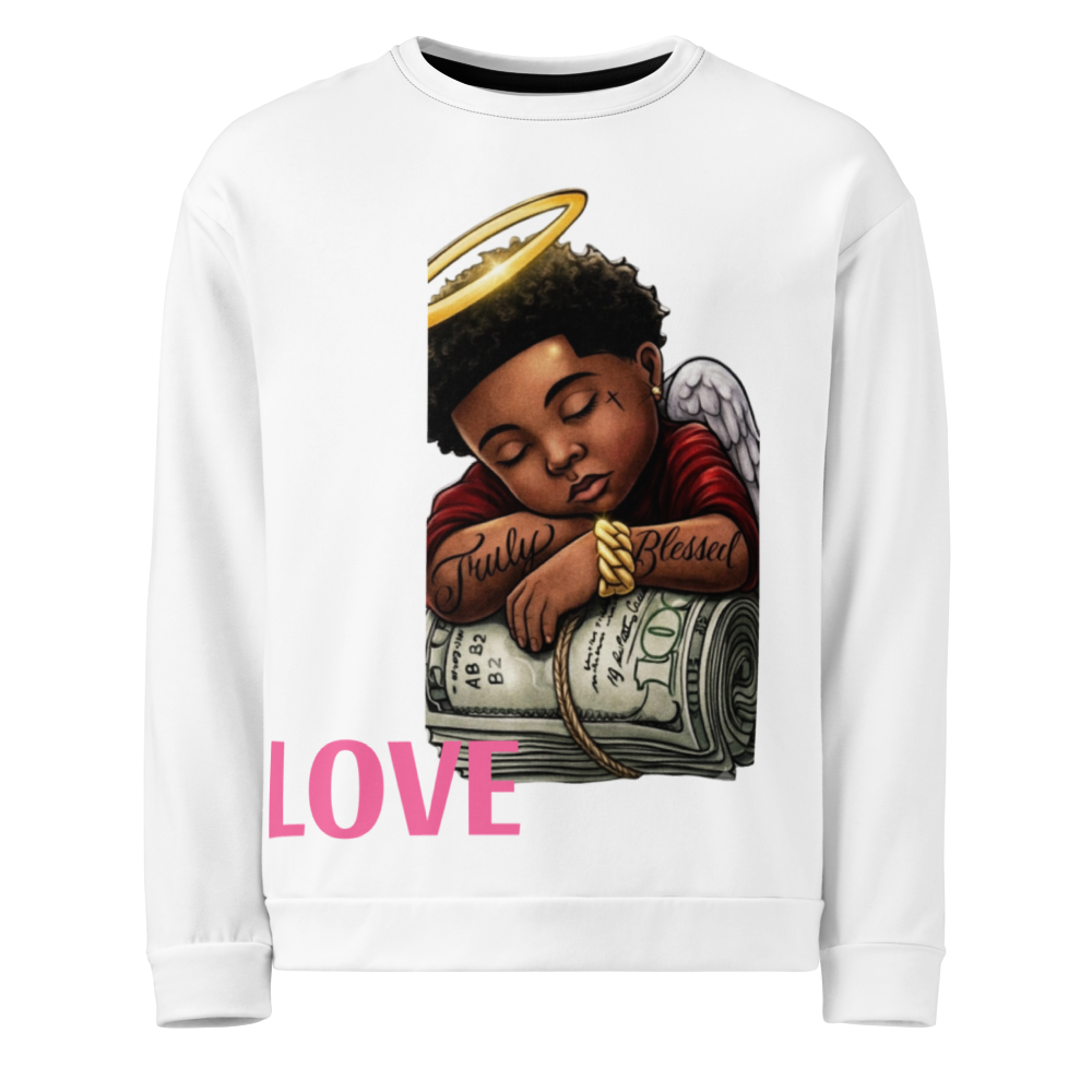 Truly Blessed Angel Sticker | Money & Halo Aesthet