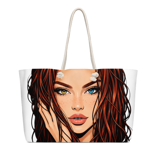Freckled Redhead Girl Sticker | Stunning Heterochr