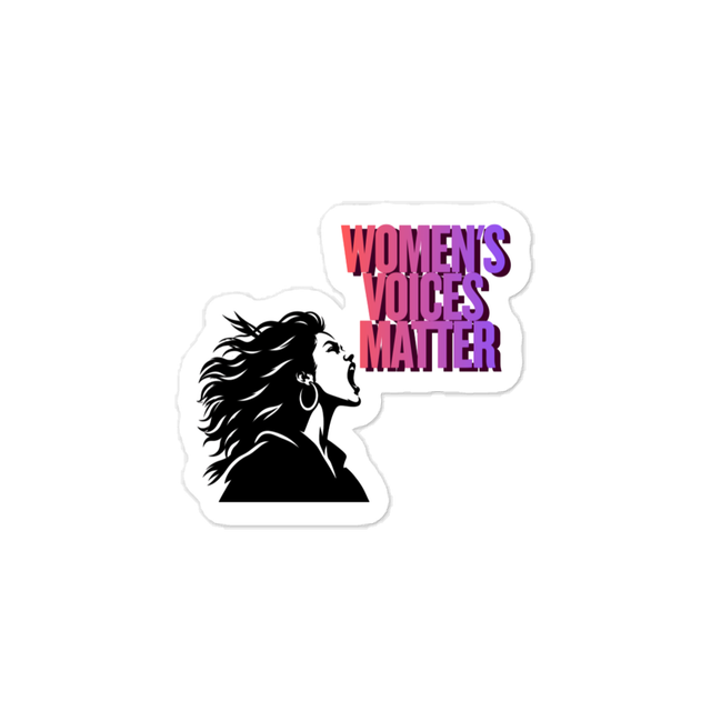 Women's Voices Matter Sticker